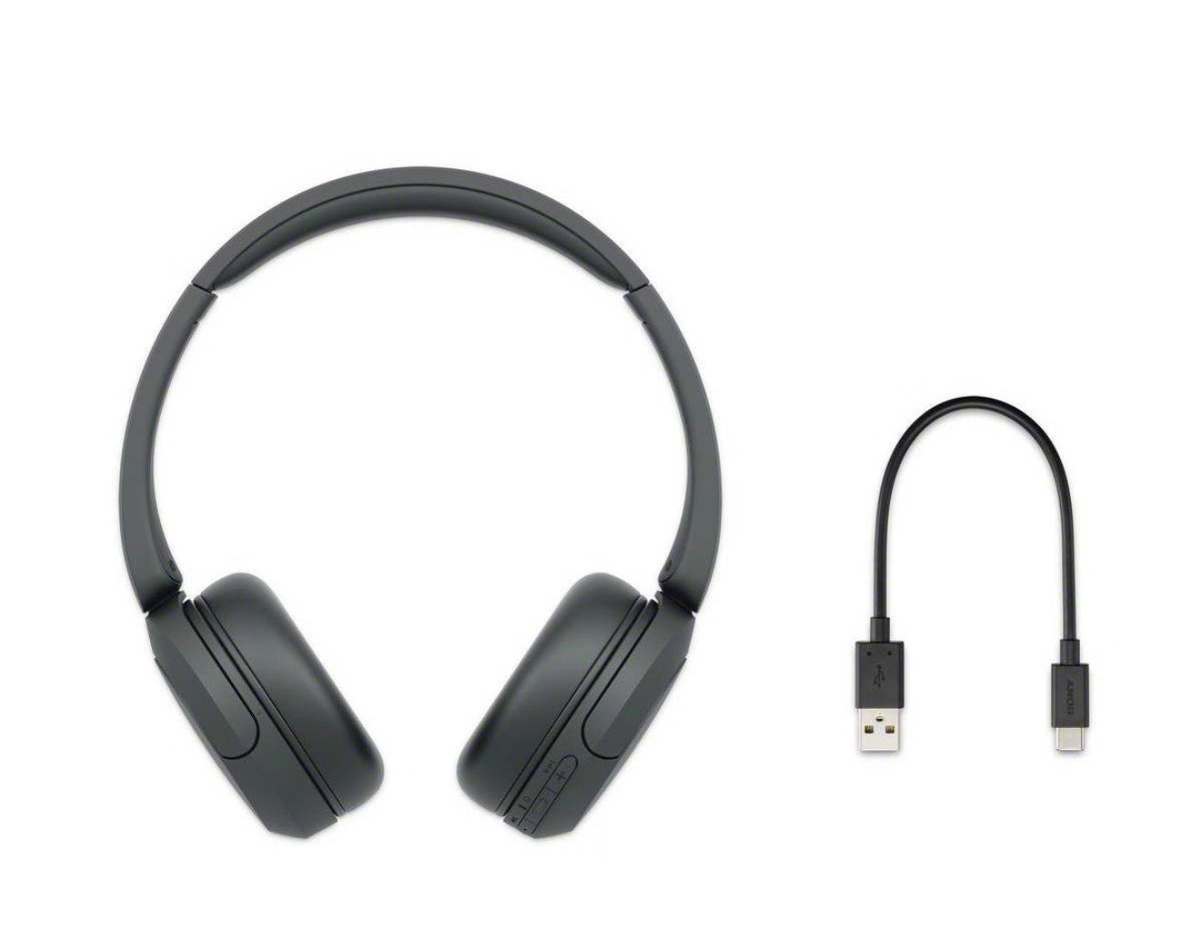 Sony WHCH520/B Bluetooth Wireless Headphones with Microphone - Black