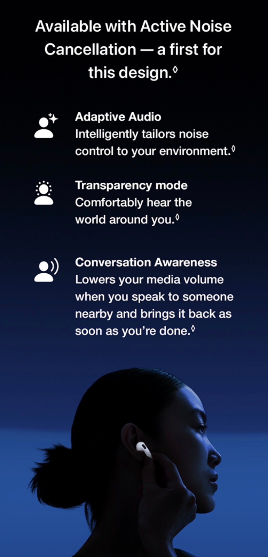 Apple AirPods 4 Wireless Earbuds, Bluetooth Headphones, Personalized Spatial Audio, Sweat and Water Resistant, USB-C Charging Case, H2 Chip, Up to 30 Hours of Battery Life, Effortless Setup for iPhone