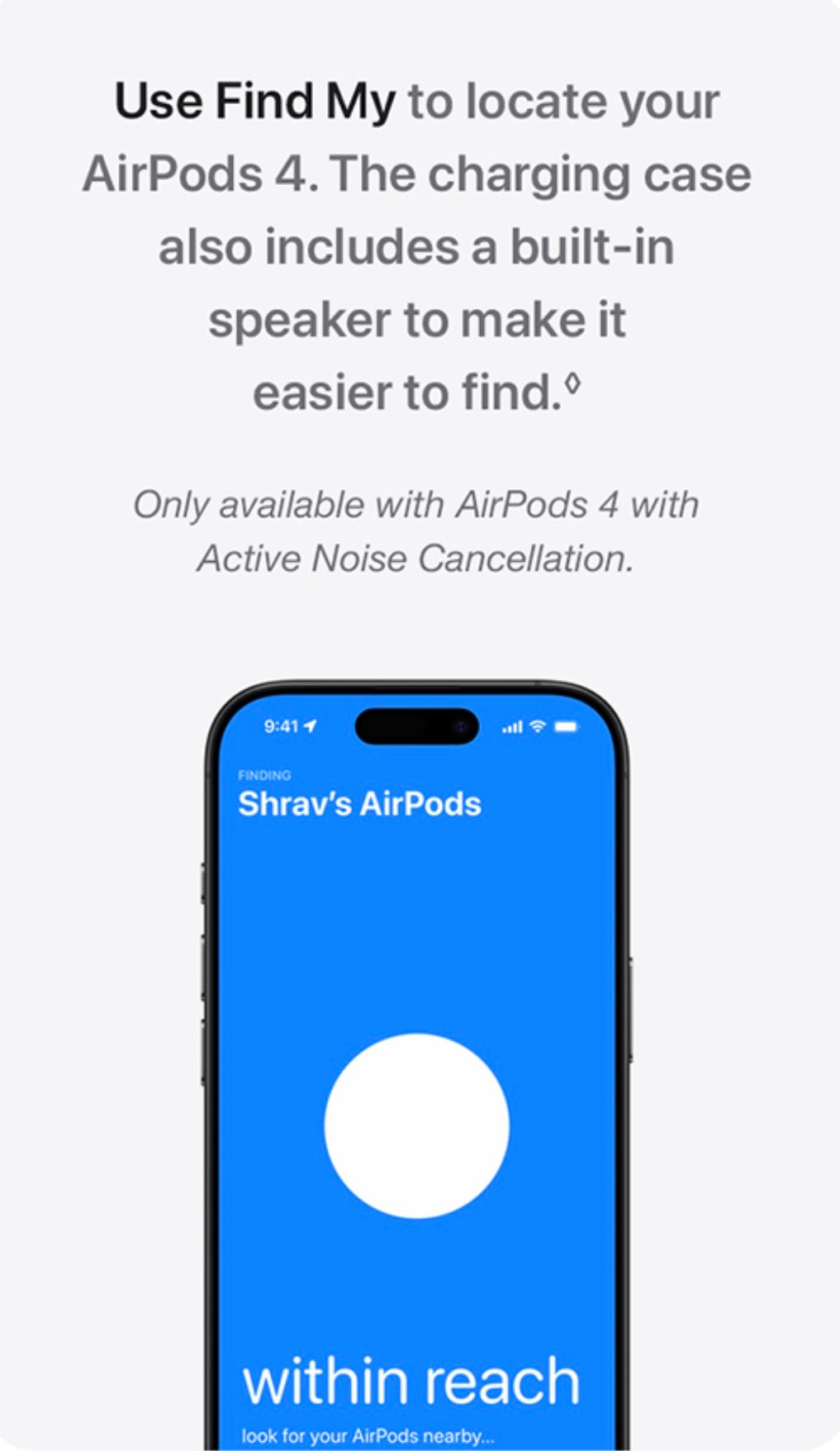 Apple AirPods 4 Wireless Earbuds, Bluetooth Headphones, Personalized Spatial Audio, Sweat and Water Resistant, USB-C Charging Case, H2 Chip, Up to 30 Hours of Battery Life, Effortless Setup for iPhone